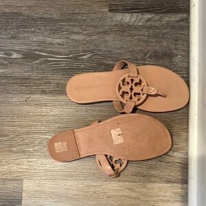 Tory Burch Tan Miller Sandals Iconic Design